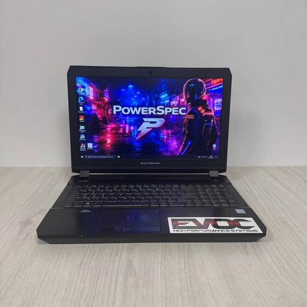 Игровой ноутбук PowerSpec 1510 / 15.6" (1920x1080) IPS / Intel Core i7-7700HQ (4 (8) ядра по 2.8 - 3.8 GHz) / 16 GB DDR4 / 256 GB SSD / nVidia GeForce GTX 1070, 8 GB GDDR5, 256-bit / WebCam б/у - Фото 2 Игровой ноутбук PowerSpec 1510 / 15.6" (1920x1080) IPS / Intel Core i7-7700HQ (4 (8) ядра по 2.8 - 3.8 GHz) / 16 GB DDR4 / 256 GB SSD / nVidia GeForce GTX 1070, 8 GB GDDR5, 256-bit / WebCam б/у - изображение 2