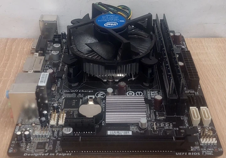 Комплект: Материнська плата Gigabyte GA-H81M-S2V / Intel Core i5-4440 (4 ядра по 3,1 - 3,3 ГГц) / 8 ГБ DDR3 / Intel HD Graphics 2500 / Роз'єм LGA1155 / Кулер б/в - Фото 9 Комплект: Материнська плата Gigabyte GA-H81M-S2V / Intel Core i5-4440 (4 ядра по 3,1 - 3,3 ГГц) / 8 ГБ DDR3 / Intel HD Graphics 2500 / Роз'єм LGA1155 / Кулер б/в - зображення 9