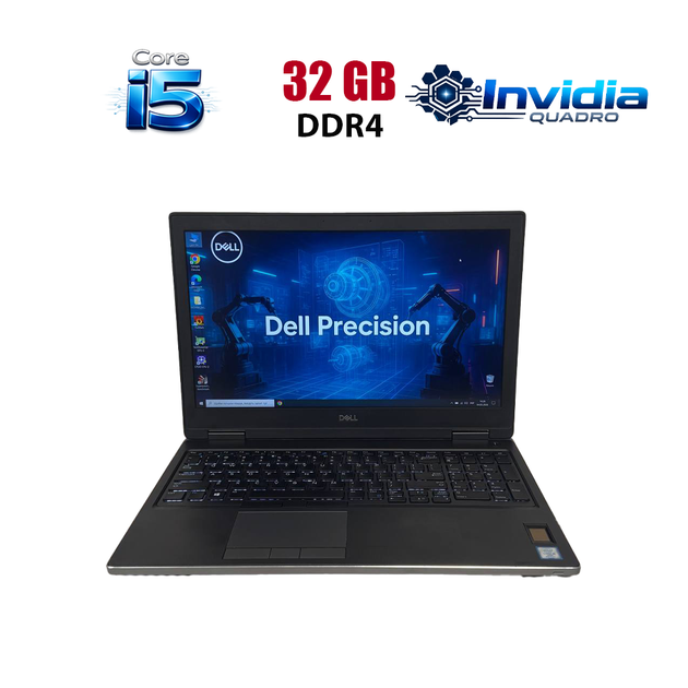 Мобильная рабочая станция Dell Precision 7540 / 15.6" (1920x1080) IPS / Intel Core i5-9400H (4 (8) ядра по 2.5 - 4.3 GHz) / 32 GB DDR4 / 1000 GB SSD / nVidia Quadro T2000, 4 GB GDDR5, 128-bit б/у - Фото 1 Мобильная рабочая станция Dell Precision 7540 / 15.6" (1920x1080) IPS / Intel Core i5-9400H (4 (8) ядра по 2.5 - 4.3 GHz) / 32 GB DDR4 / 1000 GB SSD / nVidia Quadro T2000, 4 GB GDDR5, 128-bit б/у - изображение 1