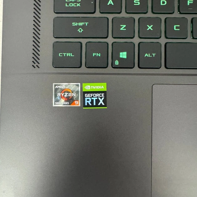 Игровой ноутбук Asus ROG Zephyrus G15 GA503QR / 15.6" (2560x1440) IPS / AMD Ryzen 9 5900HS (8 (16) ядер по 3.0 - 4.6 GHz) / 16 GB DDR4 / 1000 GB SSD NVMe / nVidia GeForce RTX 3070, 8 GB GDDR6, 256-bit б/у - изображение 4