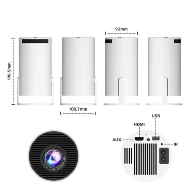 Смарт проектор с играми 2 в 1 Game Projector YXJ A3 android 11 до 130 дюймов - Фото 2 Смарт проектор с играми 2 в 1 Game Projector YXJ A3 android 11 до 130 дюймов - изображение 2
