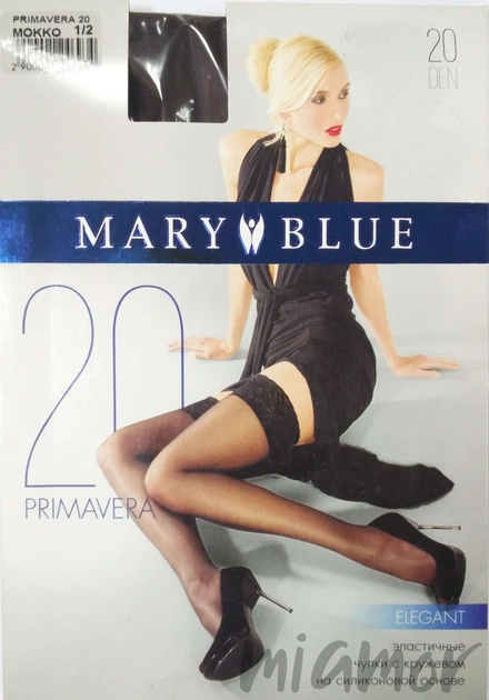 Панчохи жіночі Mary Blue Primavera 20 den 1/2 Daino - зображення 2