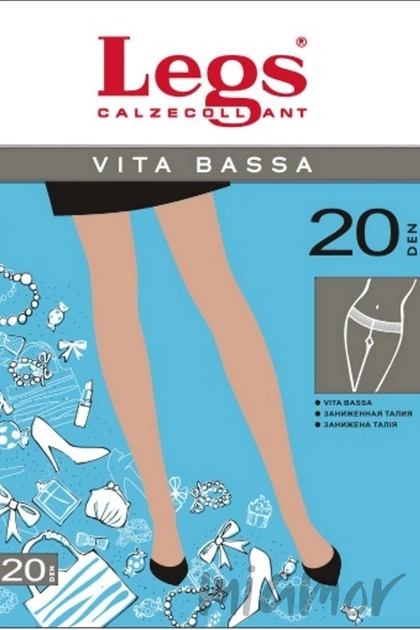 Колготки с заниженной талией Legs 210 VITA BASSA 20d 1/2 Amber - изображение 2