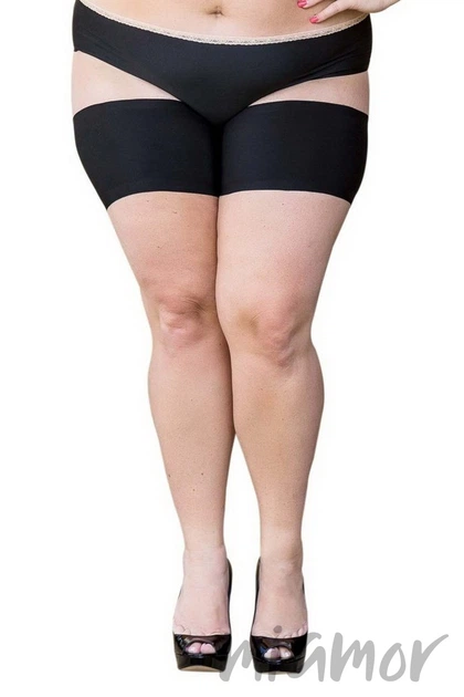 Бандалетки проти натирання Gabriella Thigh Band Satin 5/6 Nero - Фото 3 Бандалетки проти натирання Gabriella Thigh Band Satin 5/6 Nero - зображення 3