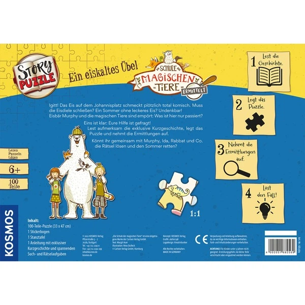 Puzzle Kosmos szkoła Magicznych Zwierząt 54 x 38 cm 100 elementów 682569 (4002051682569) - obraz 2