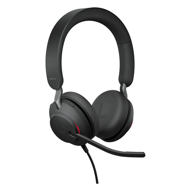 Навушники дротові Jabra Evolve2 40 SE USB-C UC Stereo подовжений кабель (5706991028027) - зображення 3