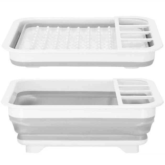 Сушарка для посуду Springos силіконова Сіра складна (5907719459233) - зображення 2