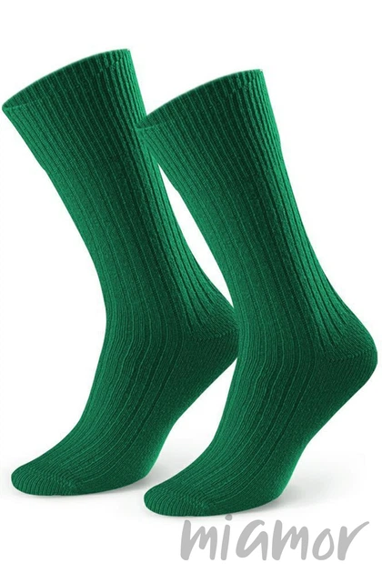Шкарпетки жіночі теплі з вовни STEVEN 093 Wool 38-40 Зелені - зображення 2