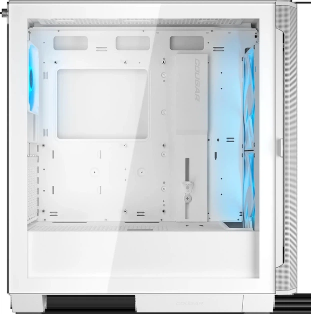 Корпус для ПК Cougar Airface Flo RGB білий ігровий Mid Tower ATX з 3 вентиляторами ARGB 180 і 120 мм - зображення 9