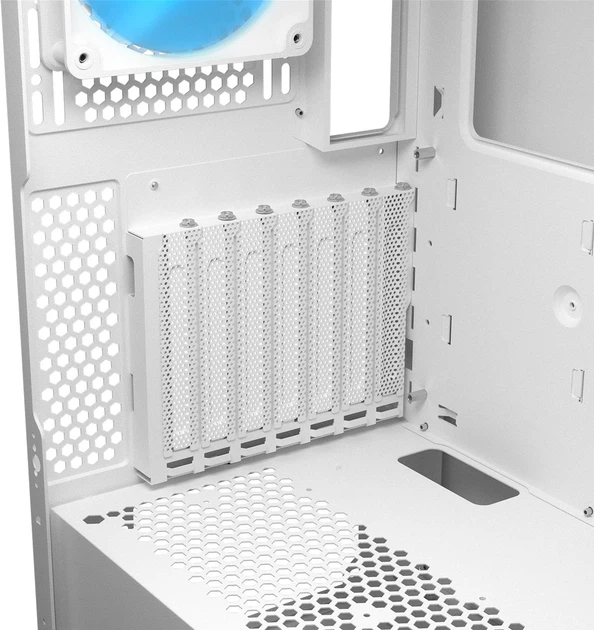 Корпус для ПК Cougar Airface Flo RGB білий ігровий Mid Tower ATX з 3 вентиляторами ARGB 180 і 120 мм - зображення 11
