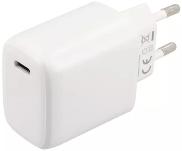 Мережевий зарядний пристрій Musthavz 20W USB-C PD (MHHEADPD20WWHT) - зображення 1