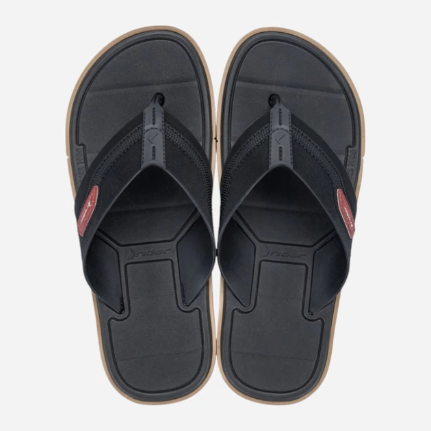 Klapki japonki basenowe męskie Rider Spin Thong Ad 11772-BO729 43 (27 cm) Czarne (7900204502894) - obraz 2