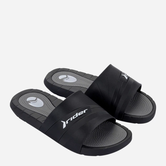 Чоловічі шльопанці для пляжу Rider Rush Slide Ad 12511-BN357 45-46 (29 см) Чорні (7900204408523) - зображення 2