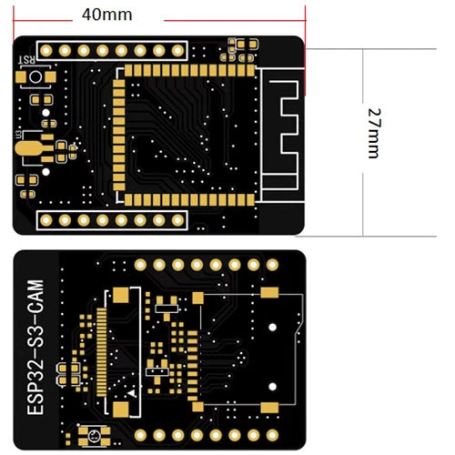 ESP32-S3-CAM N16R8 Wi-Fi Bluetooth, модуль камеры RHYX M21-45, плата разработчика - изображение 5