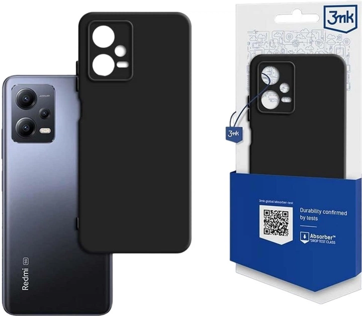 Панель 3MK Matt Case для Xiaomi Redmi Note 12 Pro+ Чорний (5903108520287) - зображення 2