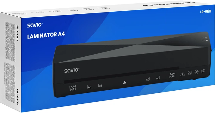 Laminator Savio LR-01/B A4 Black (5902768707830) - obraz 2