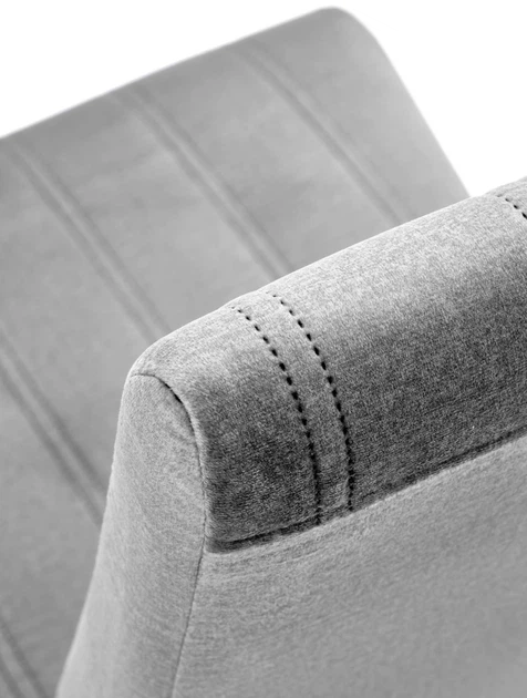 Krzesło do kuchni i salonu Halmar Diego 2 Jasny popiel/Czarne (5905248121904) - obraz 9