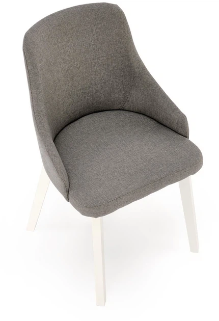 Krzesło do kuchni i salonu Halmar Toledo Popielate/Białe (5905248122635) - obraz 9