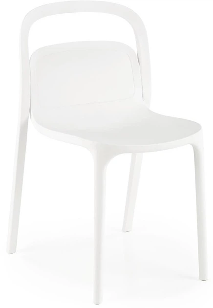 Krzesło do kuchni Halmar K490 plastikowe Białe (5905248125810) - obraz 5
