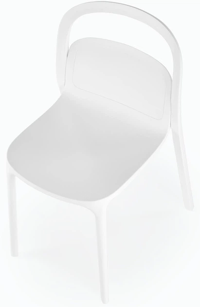 Krzesło do kuchni Halmar K490 plastikowe Białe (5905248125810) - obraz 6
