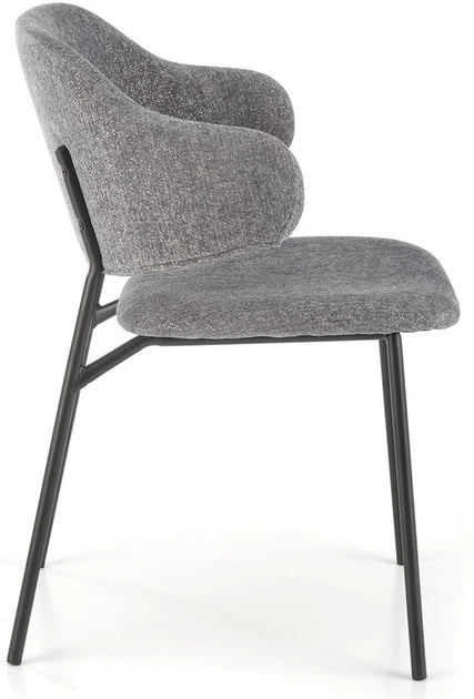 Стілець для кухні та вітальні Halmar K497 Попелястий (5905248125995) - зображення 12