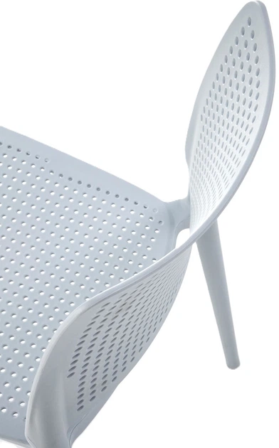 Стілець для кухні Halmar K514 пластиковий Світло-блакитний (5905248126299) - зображення 6