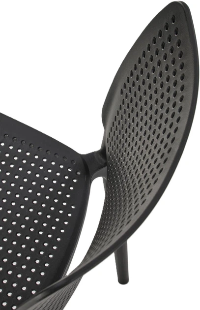 Стілець для кухні Halmar K514 пластиковий Чорний (5905248126282) - зображення 6