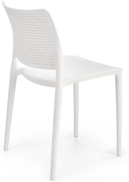 Стілець для кухні Halmar K514 пластиковий Білий (5905248126275) - зображення 8