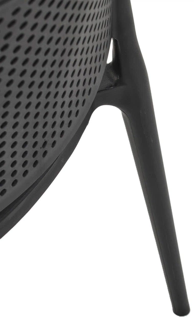 Стілець для кухні Halmar K514 пластиковий Чорний (5905248126282) - зображення 7