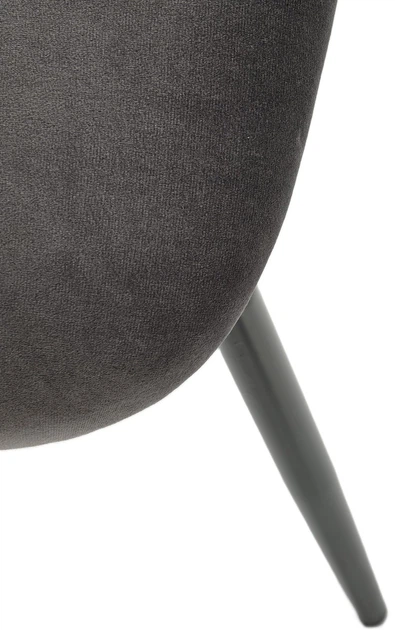 Krzesło do kuchni i salonu Halmar K508 z rattanu Popielate (5905248126183) - obraz 7