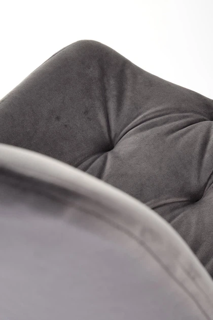 Krzesło do kuchni i salonu Halmar K519 obrotowe Popielate (5905248126404) - obraz 7