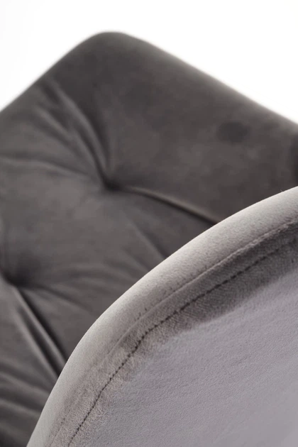 Krzesło do kuchni i salonu Halmar K519 obrotowe Popielate (5905248126404) - obraz 17