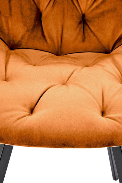 Krzesło do kuchni i salonu Halmar K519 obrotowe Cynamonowe (5905248131941) - obraz 5