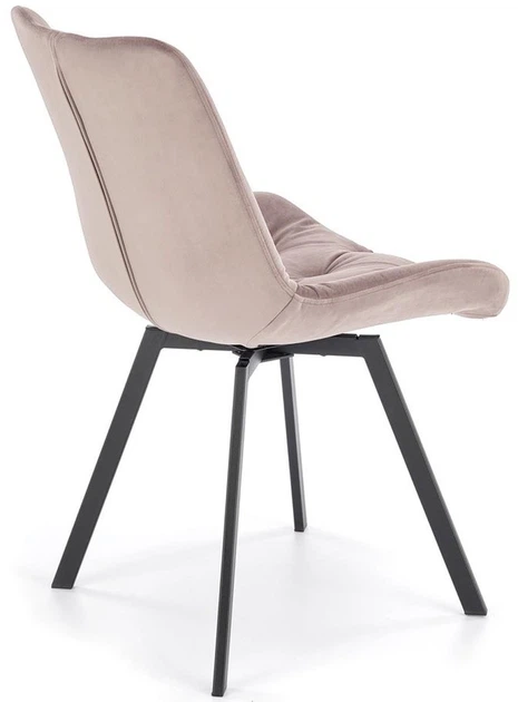 Стілець для кухні та вітальні Halmar K519 обертальний Бежевий (5905248131934) - зображення 10