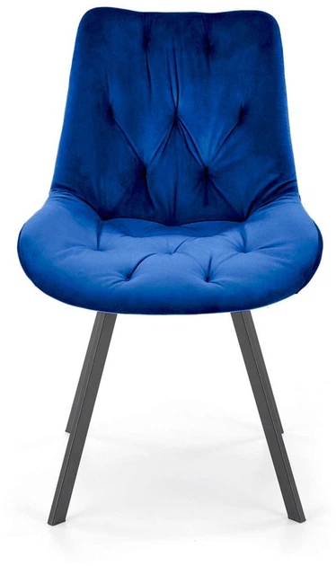 Стілець для кухні та вітальні Halmar K519 обертальний Синій (5905248131958) - зображення 13