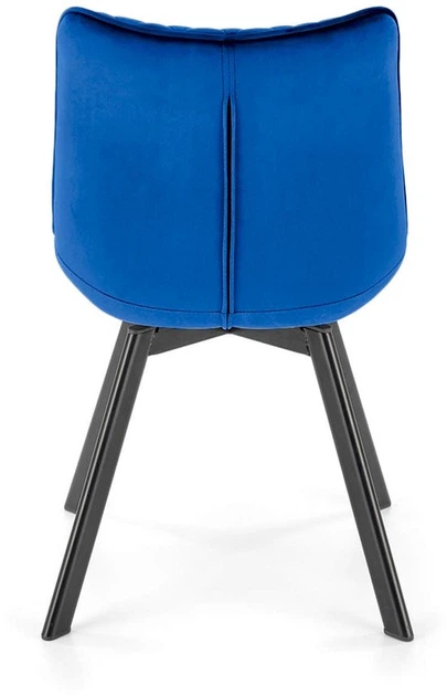 Стілець для кухні та вітальні Halmar K520 обертальний Синій (5905248131996) - зображення 11