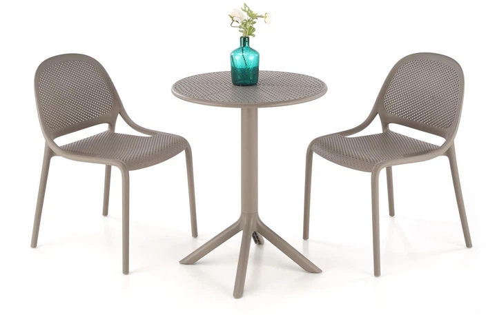 Стілець для кухні Halmar K532 пластиковий Хакі (5905248132214) - зображення 4