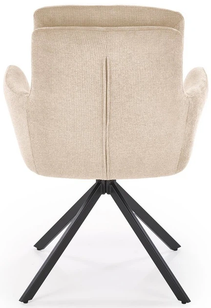 Krzesło do kuchni i salonu Halmar K536 obrotowe Beżowe (5905248132313) - obraz 9