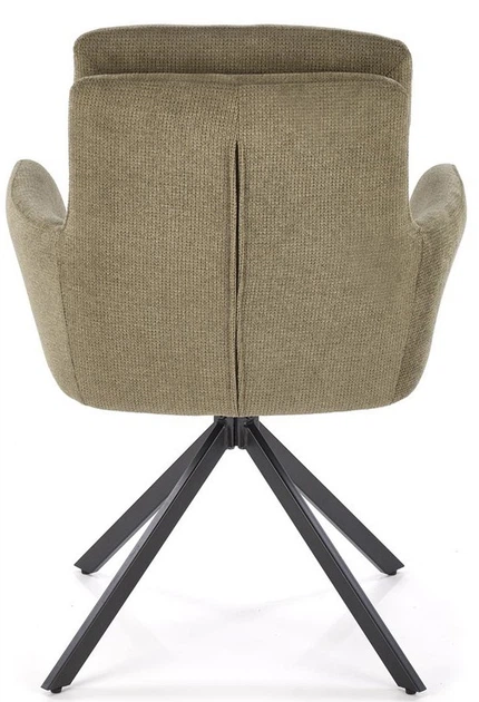 Krzesło do kuchni i salonu Halmar K536 obrotowe Oliwkowe (5905248132320) - obraz 9