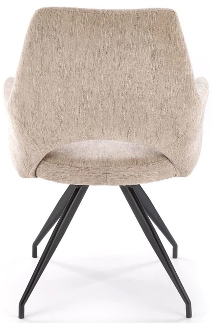 Krzesło do kuchni i salonu Halmar K542 obrotowe Beżowe (5905248132481) - obraz 8