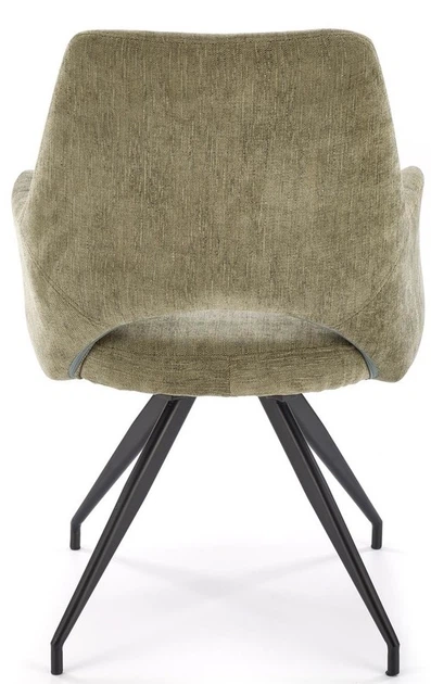 Krzesło do kuchni i salonu Halmar K542 obrotowe Oliwkowe (5905248132498) - obraz 8