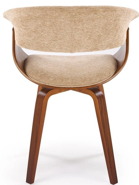 Krzesło do kuchni i salonu Halmar K545 Beżowe/Orzechowe (5905248132566) - obraz 10