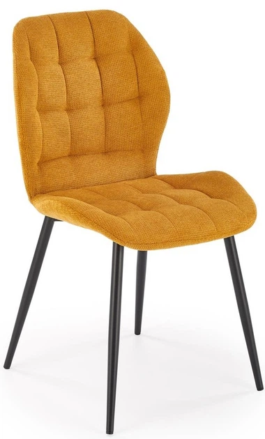 Стілець для кухні та вітальні Halmar K548 Гірчичний (5905248132665) - зображення 5