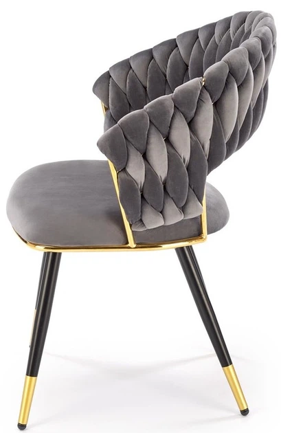 Стілець для кухні та вітальні Halmar K551 Попелястий (5905248132764) - зображення 6