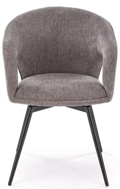 Стілець для кухні та вітальні Halmar K550 обертальний Попелястий (5905248132740) - зображення 7