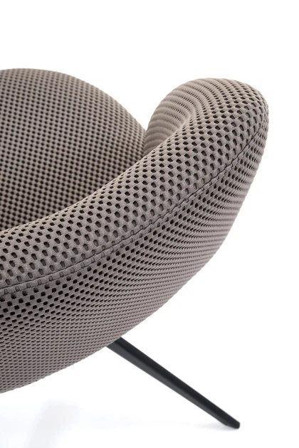 Стілець для кухні та вітальні Halmar K546 обертальний Попелястий (5905248132610) - зображення 12