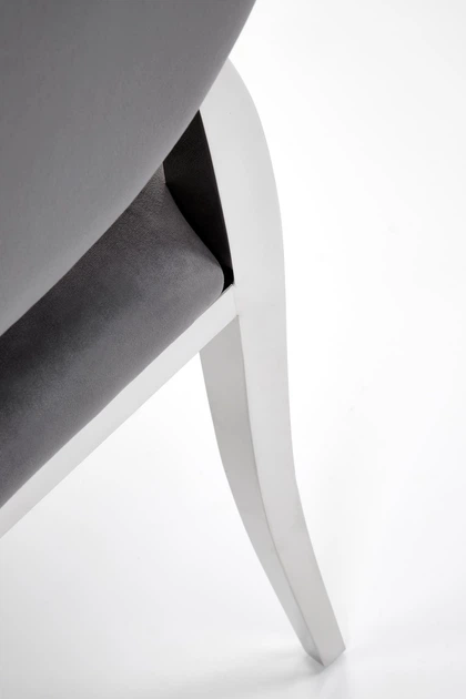 Стілець для кухні та вітальні Halmar K555 Попелястий/Сріблястий (5905248132832) - зображення 2