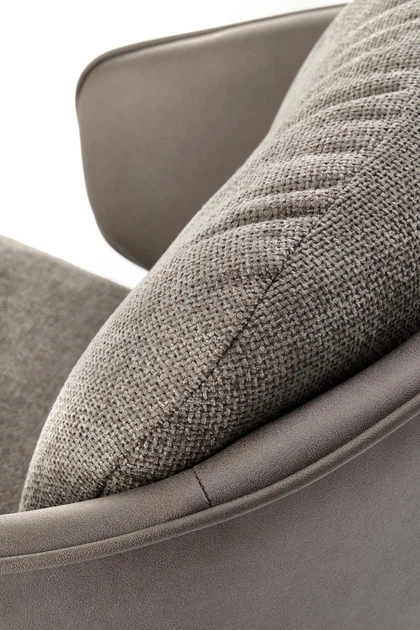 Krzesło do kuchni i salonu Halmar K554 obrotowe Popielate (5905248132825) - obraz 3