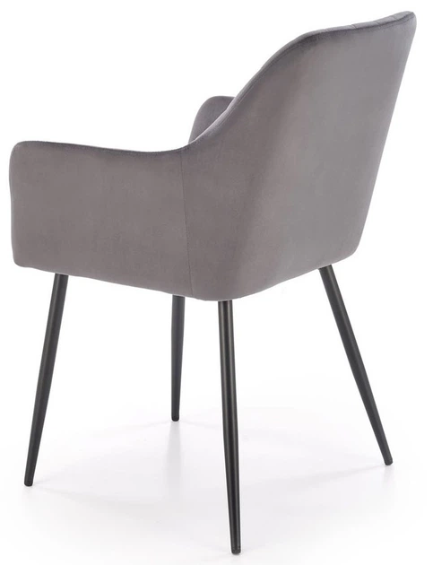 Стілець для кухні та вітальні Halmar K558 Попелястий (5905248132894) - зображення 3