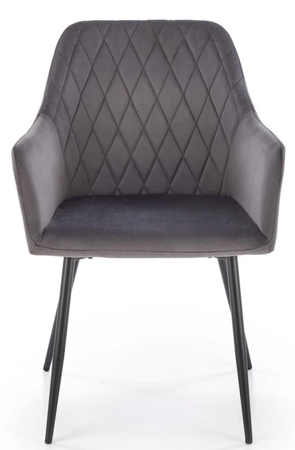 Стілець для кухні та вітальні Halmar K558 Попелястий (5905248132894) - зображення 6